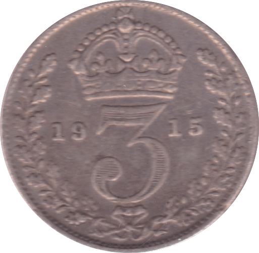 1915 THREEPENCE ( VF ) - Threepence - Cambridgeshire Coins
