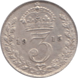 1915 THREEPENCE ( VF ) - Threepence - Cambridgeshire Coins