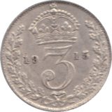 1915 THREEPENCE ( VF ) - Threepence - Cambridgeshire Coins