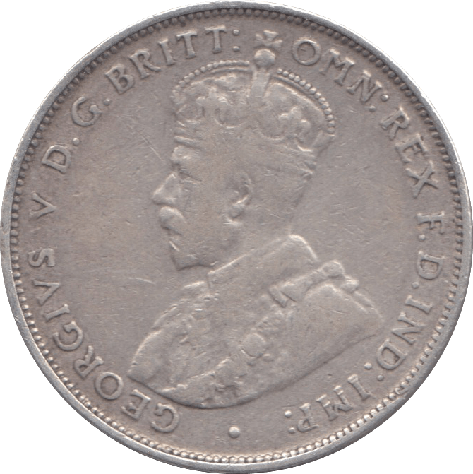 1915H SILVER FLORIN TWO SHILLING AUSTRALIA SILVER - SILVER WORLD COINS - Cambridgeshire Coins