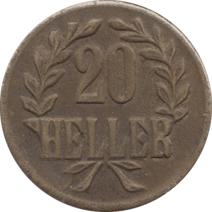 1916 20 HELLER GERMAN EAST AFRICA - WORLD COINS - Cambridgeshire Coins