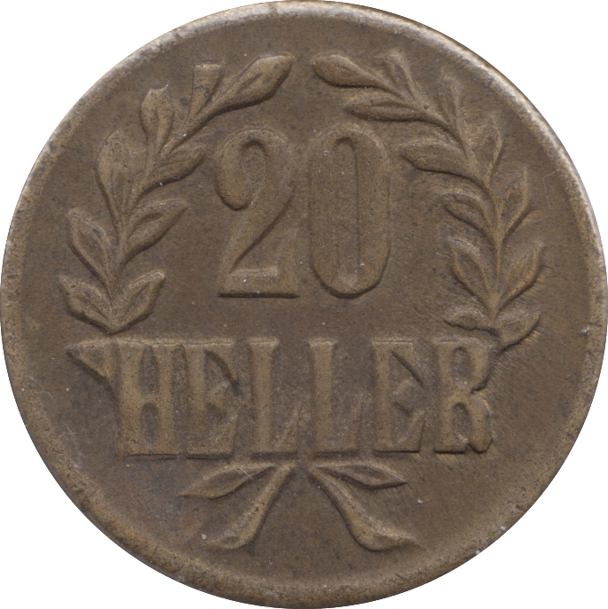 1916 20 HELLER GERMAN EAST AFRICA - WORLD COINS - Cambridgeshire Coins