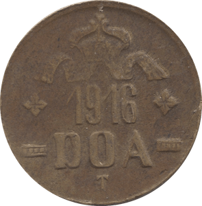 1916 20 HELLER GERMAN EAST AFRICA - WORLD COINS - Cambridgeshire Coins