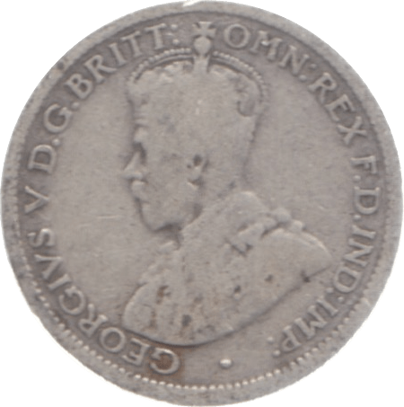 1916 AUSTRALIA SILVER SIXPENCE - SILVER WORLD COINS - Cambridgeshire Coins