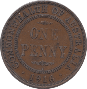 1916 COMMONWEALTH PENNY AUSTRALIA - WORLD COINS - Cambridgeshire Coins