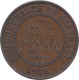 1916 COMMONWEALTH PENNY AUSTRALIA - WORLD COINS - Cambridgeshire Coins