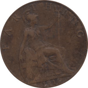 1916 FARTHING 2 ( VF ) 53 - Farthing - Cambridgeshire Coins