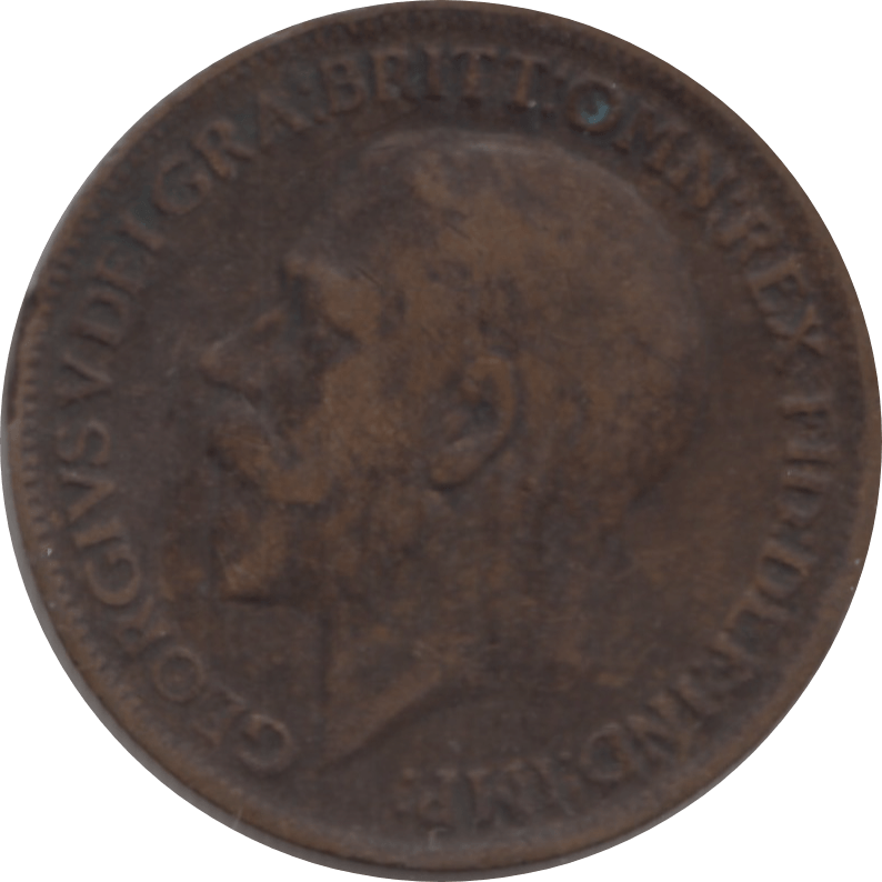 1916 FARTHING 2 ( VF ) 53 - Farthing - Cambridgeshire Coins