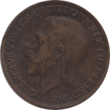 1916 FARTHING 2 ( VF ) 53 - Farthing - Cambridgeshire Coins