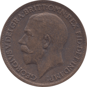 1916 FARTHING ( EF ) - Farthing - Cambridgeshire Coins