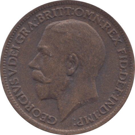 1916 FARTHING ( EF ) - Farthing - Cambridgeshire Coins