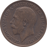 1916 FARTHING ( EF ) - Farthing - Cambridgeshire Coins