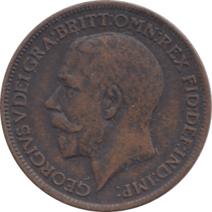 1916 FARTHING ( FAIR ) - Farthing - Cambridgeshire Coins