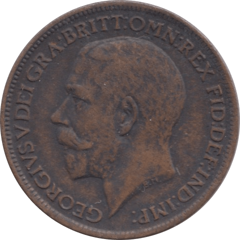 1916 FARTHING ( FAIR ) - Farthing - Cambridgeshire Coins