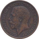 1916 FARTHING ( FAIR ) - Farthing - Cambridgeshire Coins