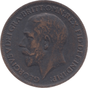 1916 FARTHING ( GVF ) 2 - Farthing - Cambridgeshire Coins