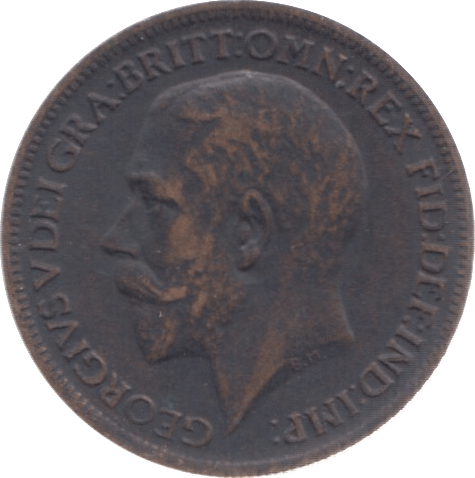 1916 FARTHING ( GVF ) 2 - Farthing - Cambridgeshire Coins