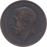 1916 FARTHING ( GVF ) 2 - Farthing - Cambridgeshire Coins