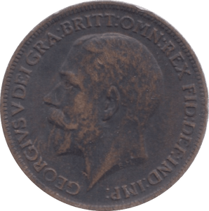 1916 FARTHING ( GVF ) 3 - Farthing - Cambridgeshire Coins