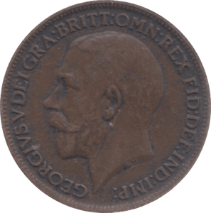 1916 FARTHING ( GVF ) 5 - Farthing - Cambridgeshire Coins