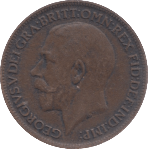 1916 FARTHING ( GVF ) 5 - Farthing - Cambridgeshire Coins