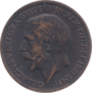 1916 FARTHING ( GVF ) 6 - Farthing - Cambridgeshire Coins