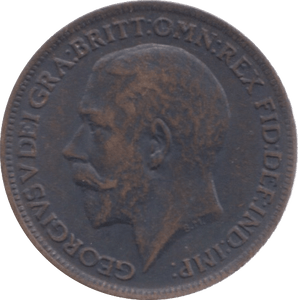 1916 FARTHING ( GVF ) 7 - Farthing - Cambridgeshire Coins