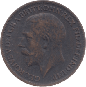 1916 FARTHING ( GVF ) 8 - Farthing - Cambridgeshire Coins