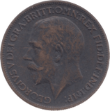 1916 FARTHING ( GVF ) 8 - Farthing - Cambridgeshire Coins