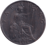 1916 FARTHING ( UNC ) - Farthing - Cambridgeshire Coins