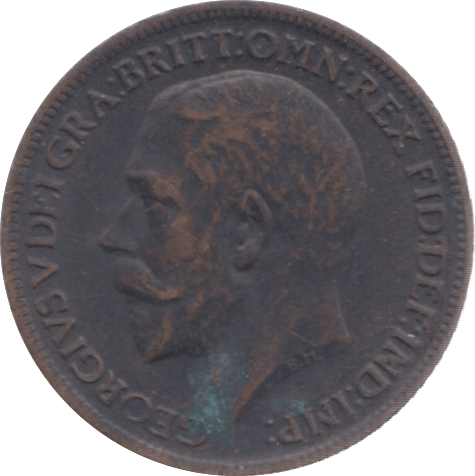 1916 FARTHING ( VF ) 4 - Farthing - Cambridgeshire Coins