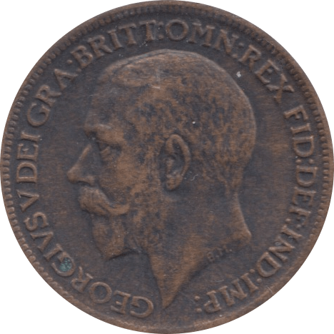 1916 FARTHING ( VF ) - Farthing - Cambridgeshire Coins