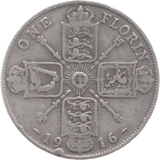1916 FLORIN ( FINE ) 11 - Florin - Cambridgeshire Coins