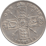 1916 FLORIN ( VF ) 3 - Florin - Cambridgeshire Coins