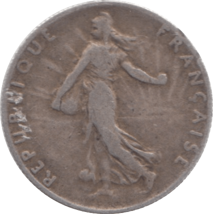1916 FRANCE 50 CENTIMES - WORLD COINS - Cambridgeshire Coins