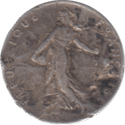 1916 FRANCE FIFTY CENTIMES - WORLD COINS - Cambridgeshire Coins