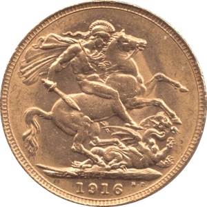 1916 GOLD SOVEREIGN ( AUNC ) PERTH MINT - SOVEREIGN - Cambridgeshire Coins