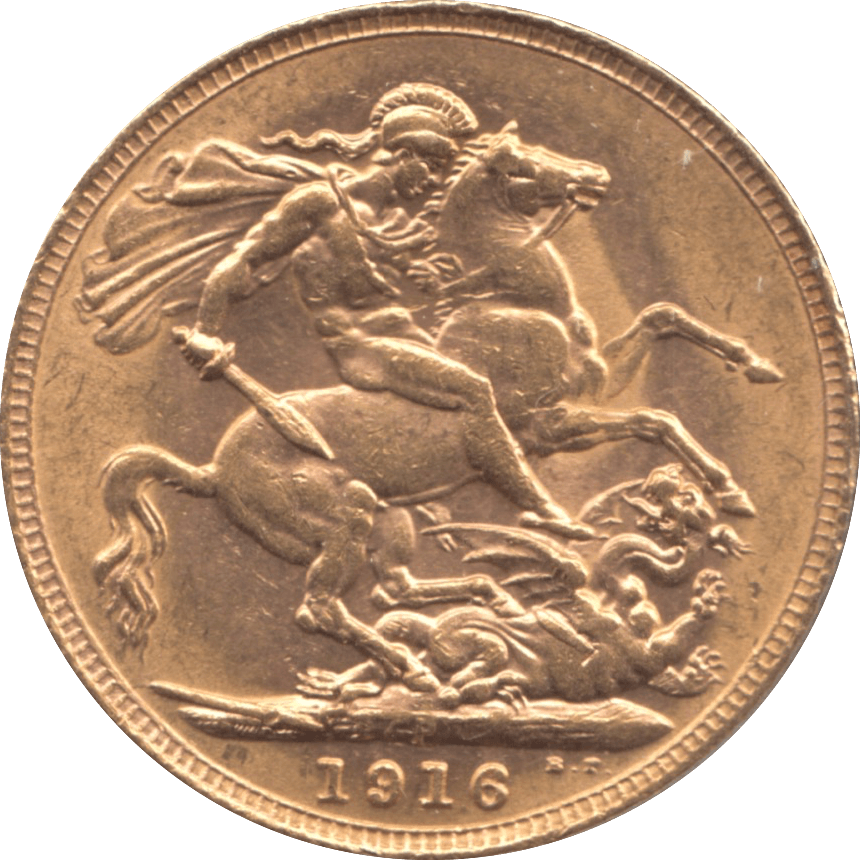 1916 GOLD SOVEREIGN ( AUNC ) PERTH MINT - SOVEREIGN - Cambridgeshire Coins