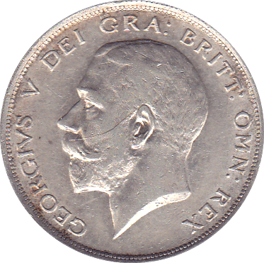 1916 HALFCROWN ( EF ) B - Halfcrown - Cambridgeshire Coins