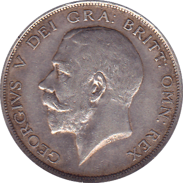 1916 HALFCROWN ( EF ) C - Halfcrown - Cambridgeshire Coins