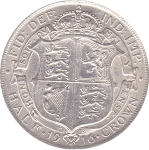 1916 HALFCROWN ( EF ) F - Halfcrown - Cambridgeshire Coins