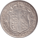 1916 HALFCROWN ( EF ) - Halfcrown - Cambridgeshire Coins