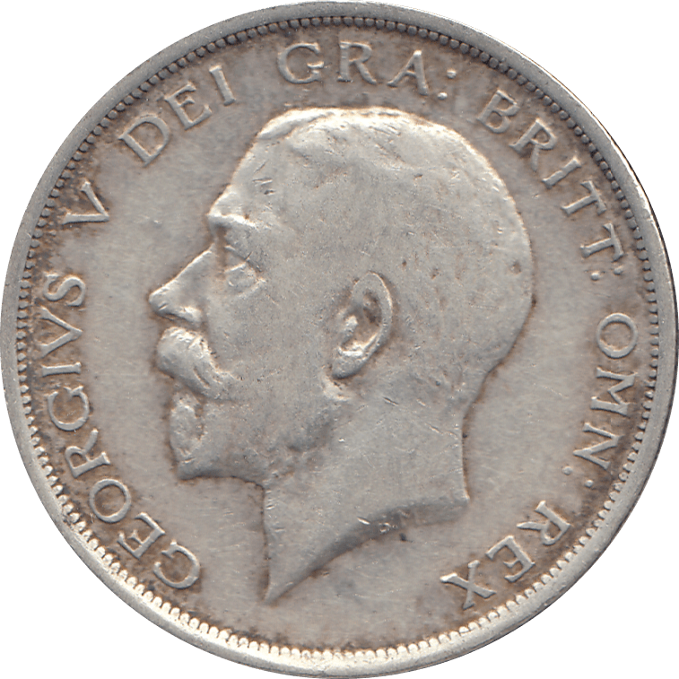 1916 HALFCROWN ( GF ) 3 - Halfcrown - Cambridgeshire Coins