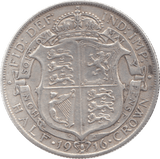 1916 HALFCROWN ( GF ) 8 - Halfcrown - Cambridgeshire Coins