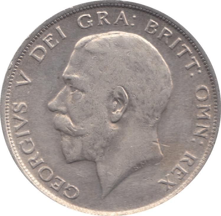 1916 HALFCROWN ( GVF ) 28 A - Halfcrown - Cambridgeshire Coins
