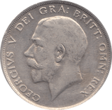 1916 HALFCROWN ( GVF ) 28 A - Halfcrown - Cambridgeshire Coins