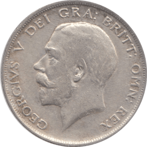 1916 HALFCROWN ( GVF ) 28 B - Halfcrown - Cambridgeshire Coins