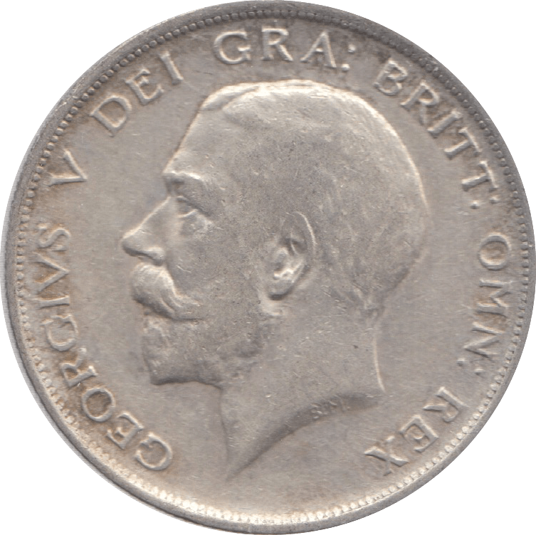 1916 HALFCROWN ( GVF ) 28 B - Halfcrown - Cambridgeshire Coins