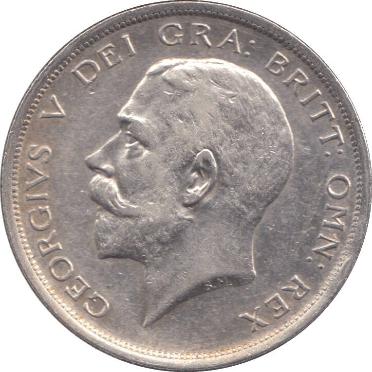 1916 HALFCROWN ( GVF ) 30 - Halfcrown - Cambridgeshire Coins