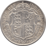 1916 HALFCROWN ( GVF ) 3 - Halfcrown - Cambridgeshire Coins